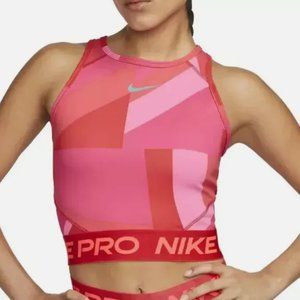 NWT! Nike Pro Dri-FIT Women's Cropped Training Tank - Pink | XXL | MSRP: $40